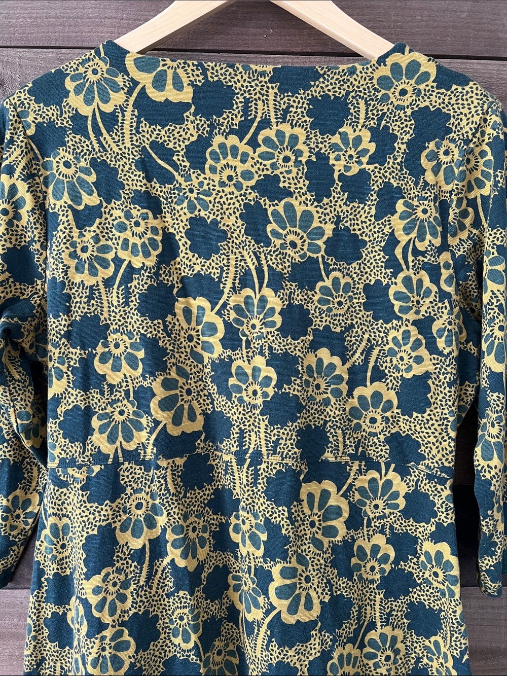 Toad & Co. Women's Rosalinda Mini Dress in Yellow Black Floral Size Large - Picture 6 of 9